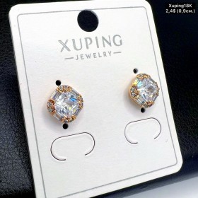 Сережки Xuping18К 19330 (0,9 см.) 